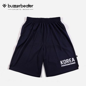 [버저비터] 농구 바지 쇼츠 팬츠 KOREA TEXT 네이비 반바지