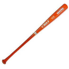 MAX [2000] 나무배트 (오렌지), 올오렌지, 올오렌지 - 33.5인치