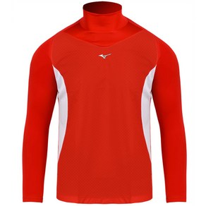 MIZUNO [12JE8J3262] 미즈노 바람막이 상의 (적색) 긴팔