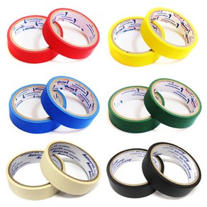 [동화] 마스킹테이프 24mm(2개입) 색상선택 / 종이테이프 칼라테이프, 흑색