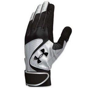 UNDERARMOUR [4983] 언더아머 GAMEDAY클로져배팅장갑(검+실버)오른손용, 1개