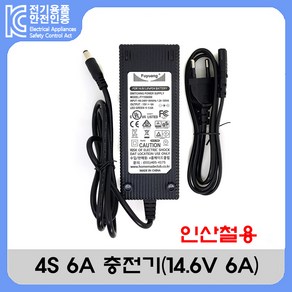 Fuyuang 인산철충전기 4S 6A 충전기 [14.6V 6A]이파워, 1개