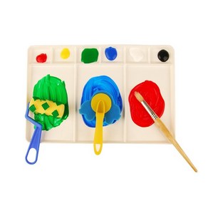 키즈파레트3단 미니파레트 롤러찍기파레트 손도장파레트