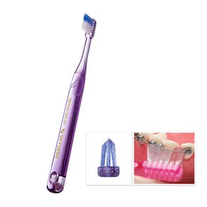 SKYDENT ORTHO NO.21 교정칫솔 교정용 치아교정 세밀관리용 스몰헤드 스카이덴트 치과칫솔, 1개, 1개입