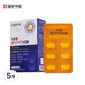 일양약품 리포좀 멀티비타민 골드-리포좀 제형기술 종합비타민, 5개, 30정