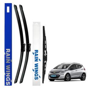 RAIN WINGS 混合動力房車和SUV車輛前 後雨刷套件 雪佛蘭Bolt EV 17年~