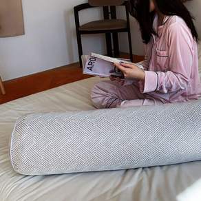 리브숨 누빔 삼중직 바디필로우 솜포함