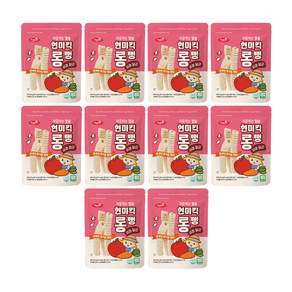 [NEW] 베베스트 처음먹는 칼슘 현미킥 롱뻥, 10개, 20g, 사과당근
