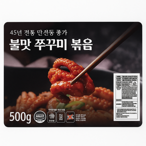 45년 전통 만석동 종가 불맛 쭈꾸미 볶음, 1개, 500g