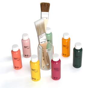 팬톤 셀프 수성 노루페인트 어반 다목적 멀티용 페인트 100ml 실내 벽지 벽면 외벽 목재, 사이버옐로우 0.1L, 1개
