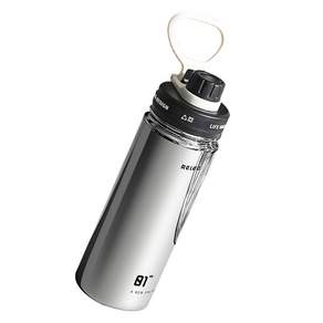 RELEA 대용량 보냉 보온병, 1개, 실버, 600ml