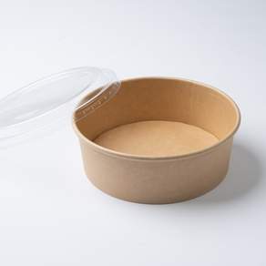 크라프트 컵용기 세트 1500ml, 1세트, 30개