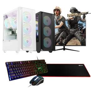 게이밍 조립 컴퓨터 데스크탑 27인치 32인치 세트 16GB SSD장착 GTX RTX 윈도우10, 블랙, 1. 본체만, 2. 오버워치 에디션