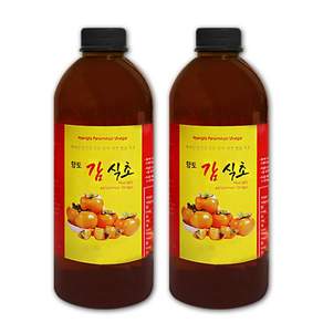 [소비기한임박 할인] 자연발효 감식초 1000ml x2병, 01. 감식초 1000ml x2병, 2개, 1L