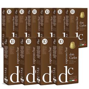 돈 카를로스 에스프레소 바 네스프레소 호환 캡슐커피, 5.2g, 10개입, 10개