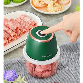 소라네상점 무선 미니 다기능 다지기 350ml유리모델 6날칼, 350ml 유리 모델(6날칼), 1개