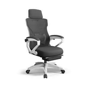 Homey Nest 컴퓨터의자 사무용 사무실 공부용 각도 조절 승강 가능 발받침대 HN-OC808, 블랙