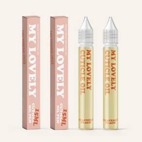 마이러블리 퍼퓸 큐티클 오일 헤븐리 피치, 2개, 15ml