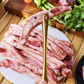 햇살한상 칼집낸 겉바속촉 늑간살 이베리코 돼지 갈비살, 1개, 1.2kg