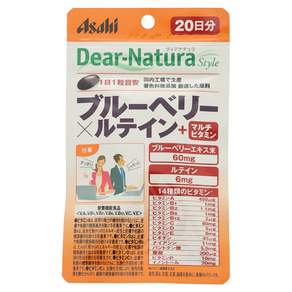 Asahi 디어 내츄라 블루베리 60mg 루테인 6mg 캡슐, 1개