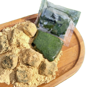 화순애떡집 전통방앗간 쑥떡 쑥인절미 1kg 콩고물포함, 10개, 100g