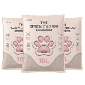 THE 먼지없는 벤토나이트 고양이모래, 무향, 1개, 30L
