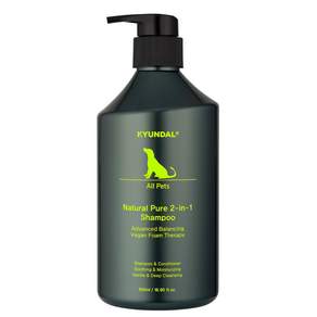 견달 강아지 피부 pH 최적화 내추럴 퓨어 천연 저자극 애견 샴푸 린스 겸용, 1개, 500ml