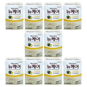 뉴케어 단호박맛 팩 200ml 10개 식사대용 환자 노인 병문안 영양식