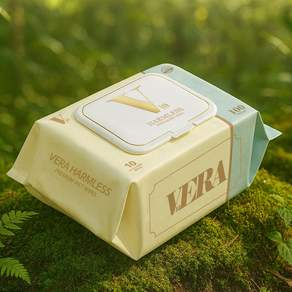 [VERA] 베라 무해력 물티슈 100매 (평량53G 200x 150) 아기물티슈 유아물티슈, 10개, 100개입, 53g
