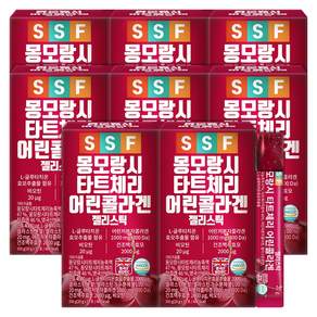 순수식품 몽모랑시 타트체리 콜라겐 젤리스틱, 300g, 8개