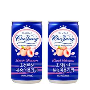 초정탄산 복숭아블라썸, 30개, 190ml