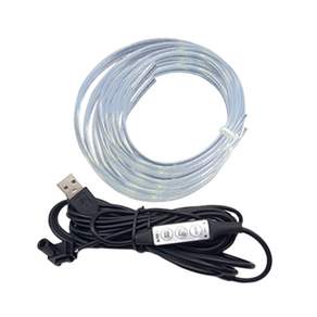 KC전기안전인증 자동차 차량용 USB RGB 5V LED엠비언트 라이트 무드등 /와이어+모듈세트, 1개, 2M와이어+RGB LED모듈