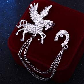 Pegasus brooch Men's Unicorn Styled Pins