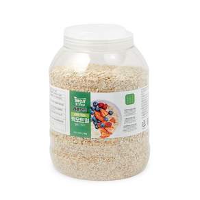 웰리유 하루오트 바로먹는 퀵 오트밀2kg 눌린귀리 그래놀라, 2kg, 1개