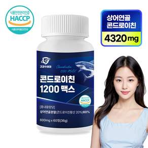 건강수비대 상어연골 콘드로이친 1200 프로테오글리칸, 1개, 60정