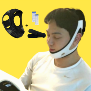 스몰빅몰 입벌림방지밴드 코 기구 턱 수면 입마개 마스크 밴드 테이프 스트랩, 1개, 송풍밴드(free)