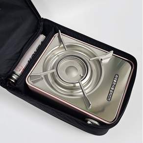 캠프맨 코베아 엑스온 버너 가방 케이스 가스수납가능, 1개, 블랙