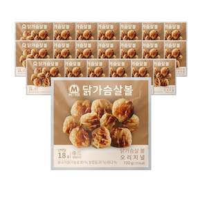 미트리 닭가슴살 볼 오리지널, 21개, 100g