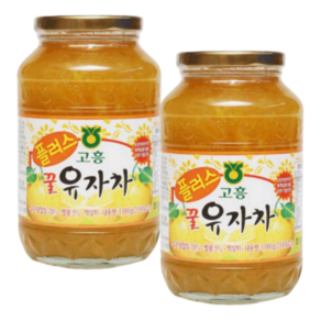 고흥특산 농협 100% 국산 벌꿀 유자차, 2개입, 1세트, 1kg, 1kg