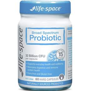 라이프스페이스 브로드 스펙트럼 프로바이오틱 320억 CFU 하드 캡슐, 60정, 1개