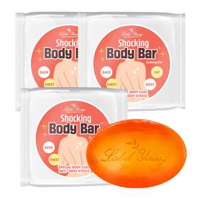 [라벨영] 바디결점케어 생크림거품 쇼킹바디바 카밍버전, 100g, 3개
