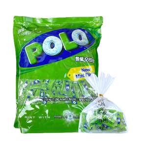 네슬레 폴로 캔디 오리지날 대용량 1000개 소용량 30개 POLO 벌크사탕 박하 민트, 1.8kg, 1개