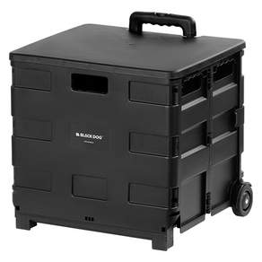 BLACKDOG 스타 트레일 접이식 카트 50L CBD2550JJ023, 1개, 나이트 블랙