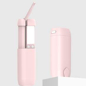 휴대용 비데 외출 여행용 C타입 충전식 비데 캠핑 전동비데 140ML 블루/핑크, 단순배송상품, J01-Pink