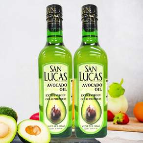 산루카스 엑스트라버진 아보카도 오일, 500ml, 2개