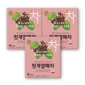 우리차 헛개열매차, 1g, 40개입, 3개