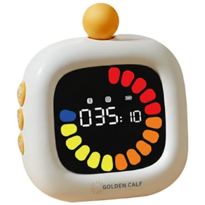 골든카프 컬러스크린 구글 뽀모도로 타이머 무소음 타임타이머, 1개