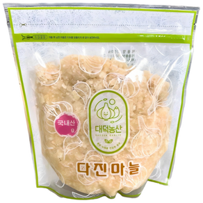 (특품) 100% 국내산 다진마늘 1kg 간마늘 제조 발송, 1개