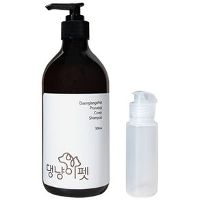 반려동물 약용샴푸 / 댕냥이펫 프루라톱커버샴푸 500ml / 세정기능부터 모발관리까지, 1개