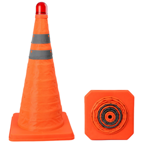 셔니엘 2차사고방지 안전삼각대 LED 비상용 접이식 칼라콘대형, 45CM, 1개